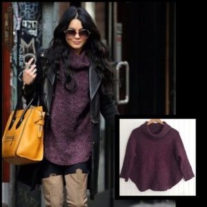 🚫SOLD🚫 Free People Cowl Neck Sweater Swing Hem M